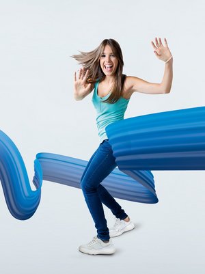 Studentin des dualen Studiums Betriebswirtschaft