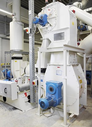 Rotationssiebabscheider als Kompakteinheit 