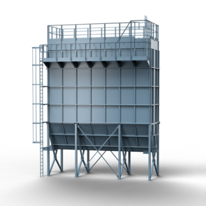 Illustration of a jet bag filter