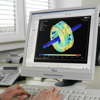 FEM-Berechnung eines Rotors