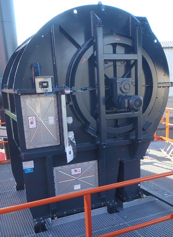 Grobgutabscheider in druckstoßfester Ausführung