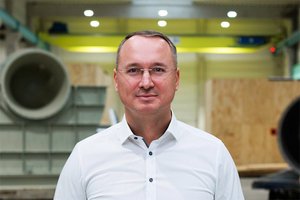 Portrait des Branchenmanagers Metallurgie und Bergbau Sergej Woltschenko