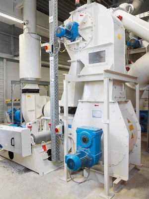 Rotationssiebabscheider als Kompakteinheit 