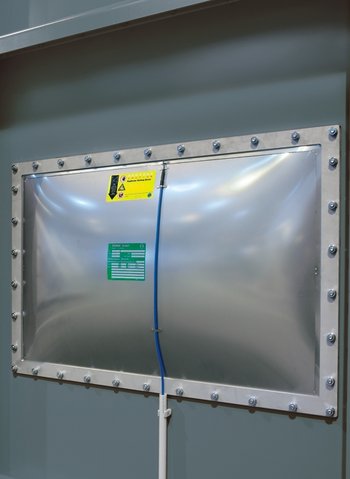 Зоны компенсации давления, встроенные в фильтр 