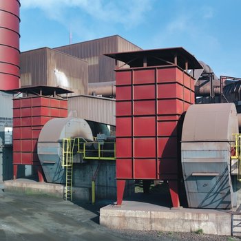 Ventilatoren für Rundkühler nach Sinteranlage