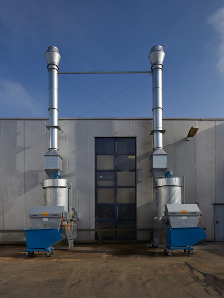 Nassentstauber Typ RSA mit Schlammaustragevorrichtung