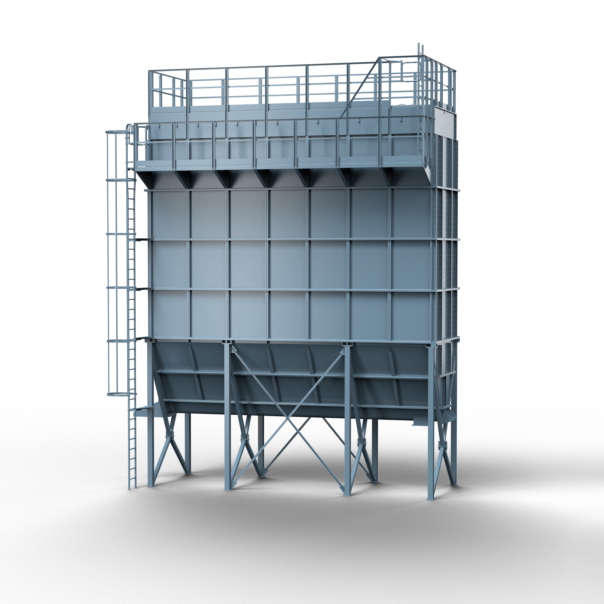 Illustration of a jet bag filter